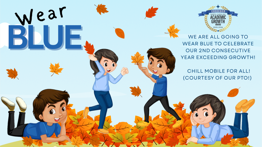 We are all going to wear blue this Friday to celebrate our 2nd consecutive year of EXCEEDING growth! 💙