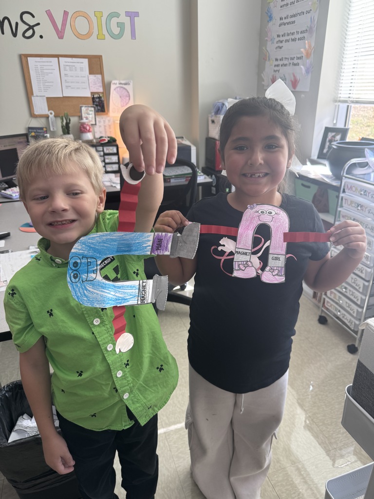 Our first graders have been busy learning all about forces and motion! 