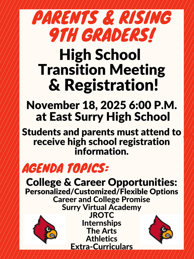 Rising 9th grade Transition Night!!