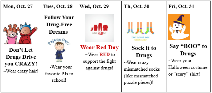 Red Ribbon Week graphic