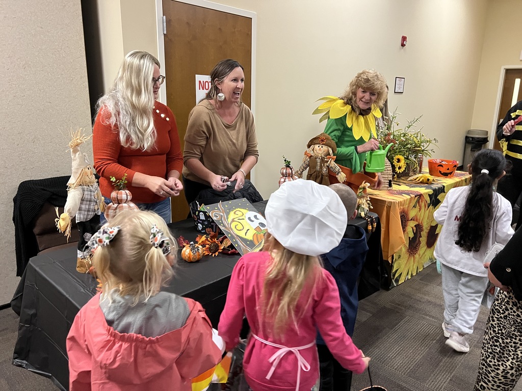On Tuesday, our Kindergarten students went on their annual trick-or-treating trip to the Surry County Service Center