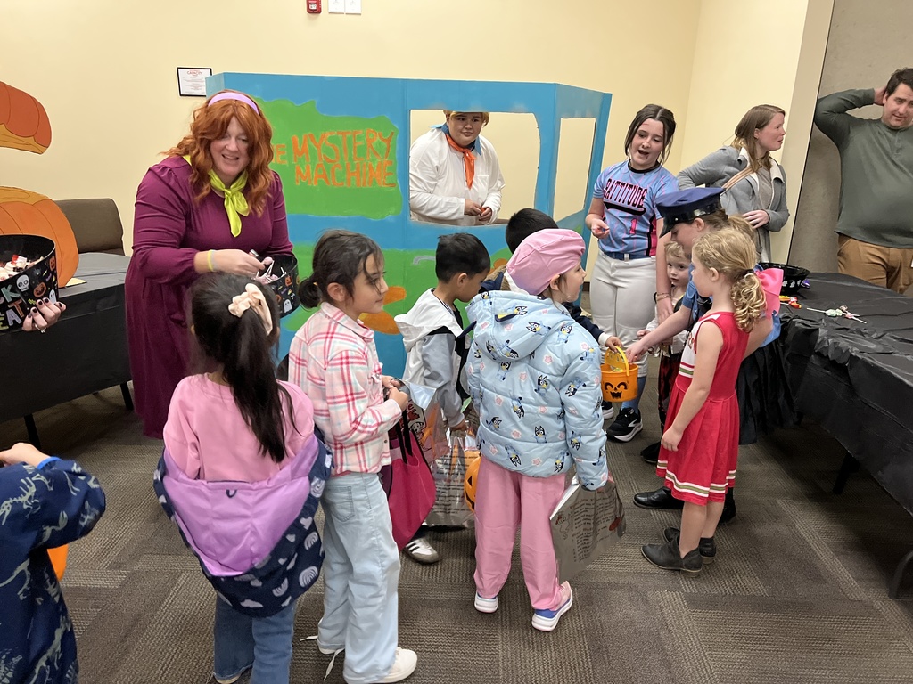 On Tuesday, our Kindergarten students went on their annual trick-or-treating trip to the Surry County Service Center