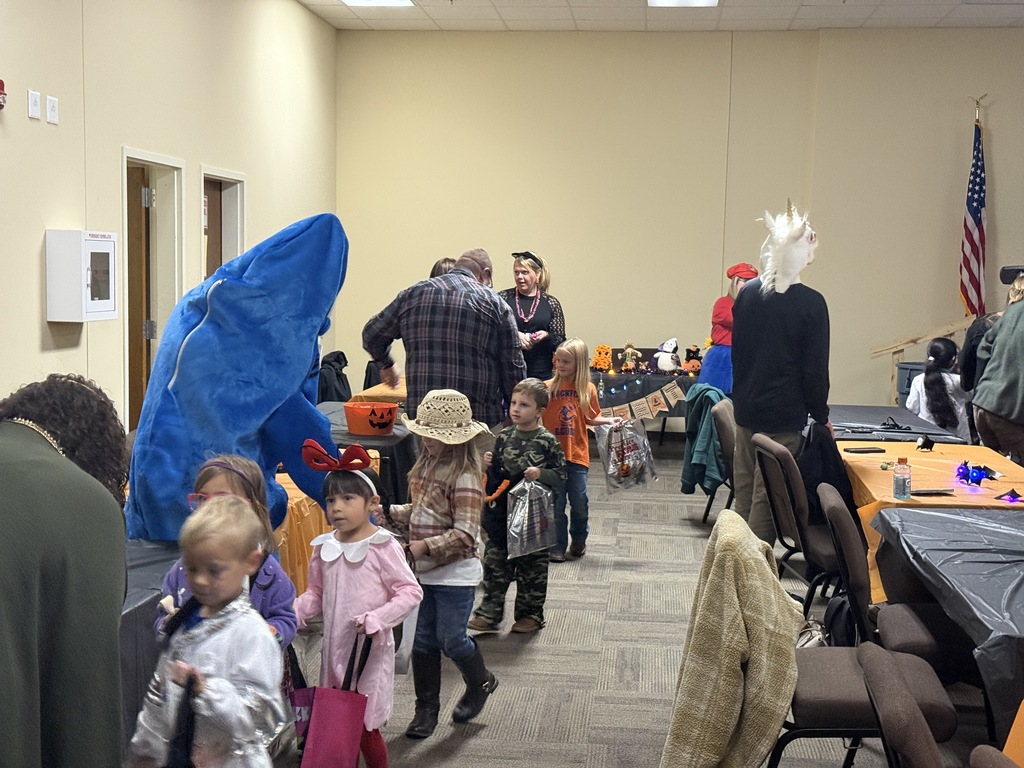 On Tuesday, our Kindergarten students went on their annual trick-or-treating trip to the Surry County Service Center