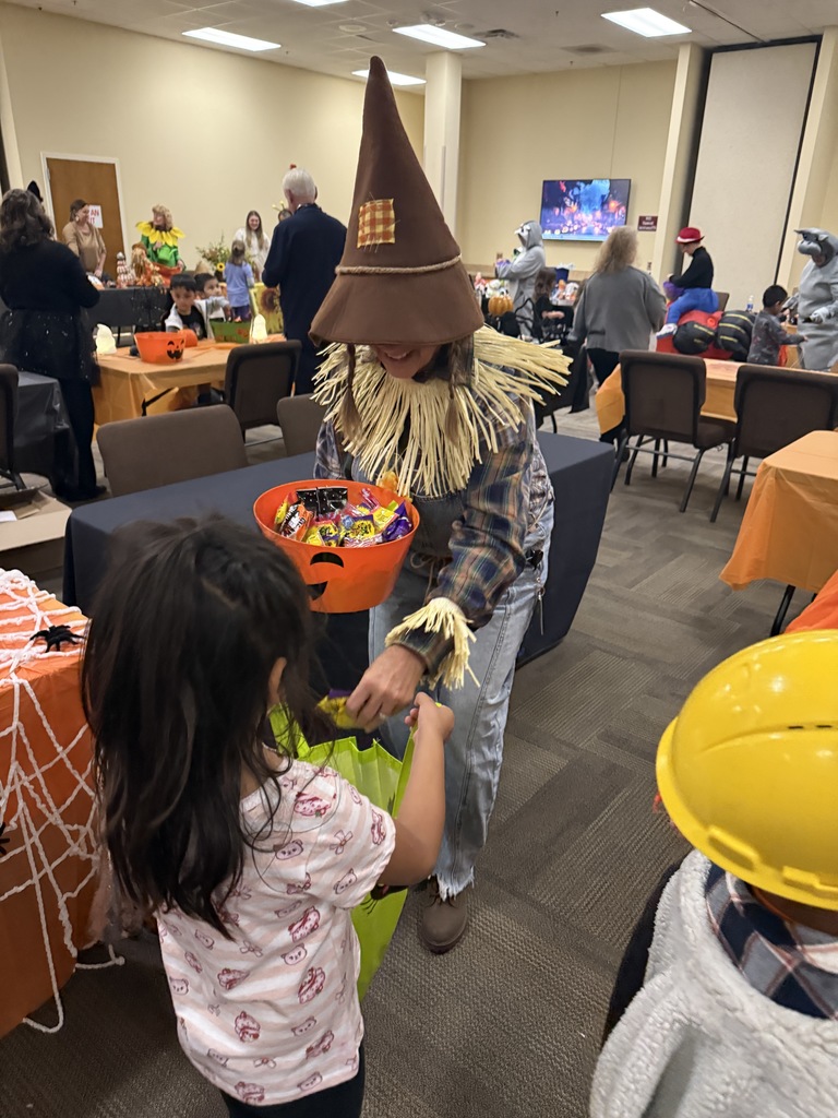 On Tuesday, our Kindergarten students went on their annual trick-or-treating trip to the Surry County Service Center
