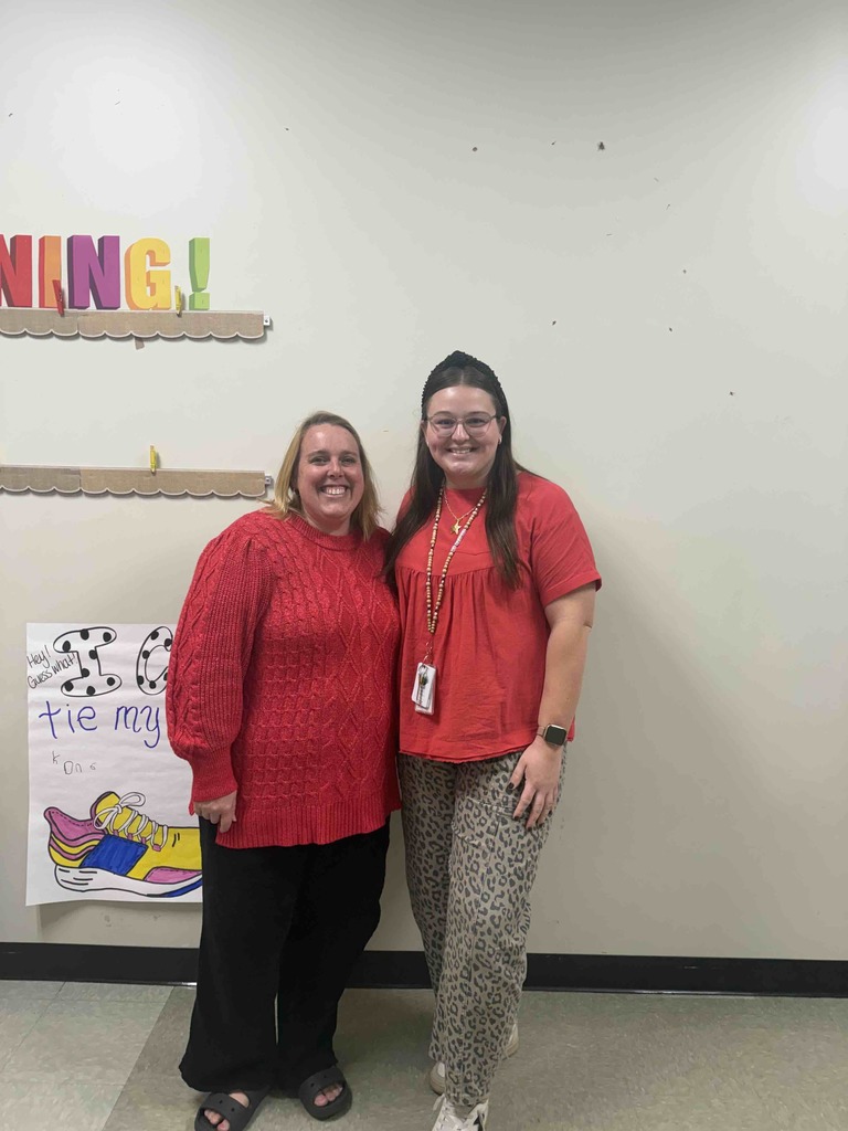 Students wore red on Monday to kick off Red Ribbon Week! 