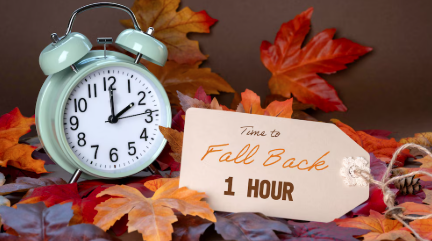 FAll Back 1 hour Time Change