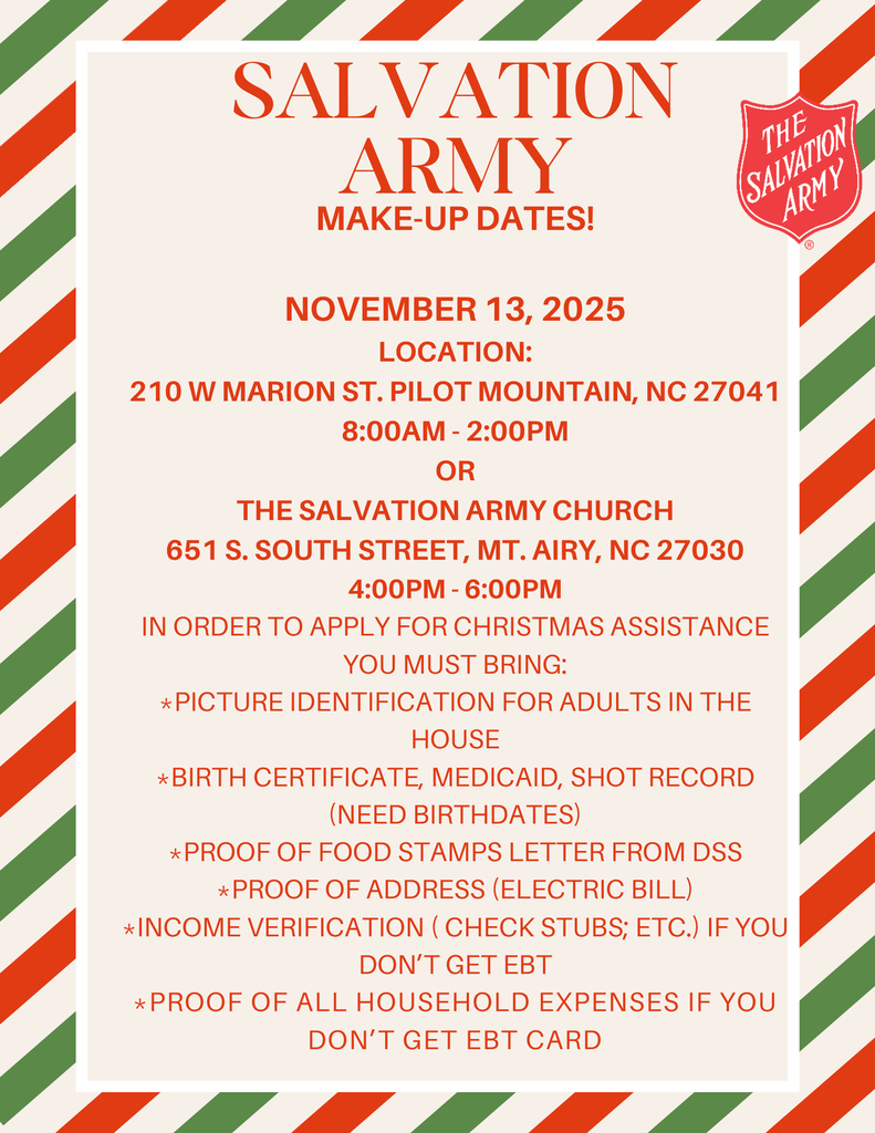 !! Christmas Angel Tree!! - in case you missed it, here are some more times available!  