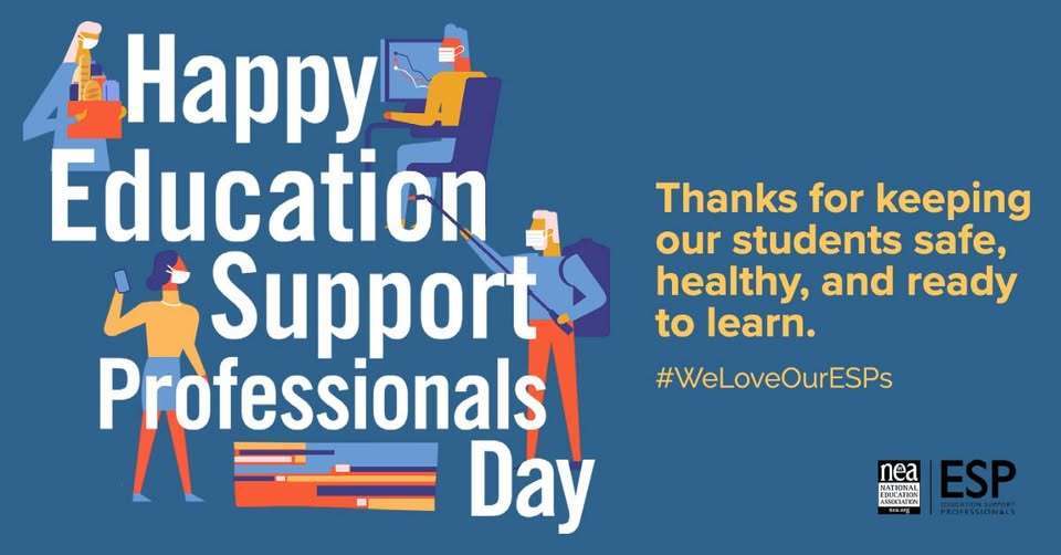 National Education Support Professionals Day honors the contributions of school support employees. 