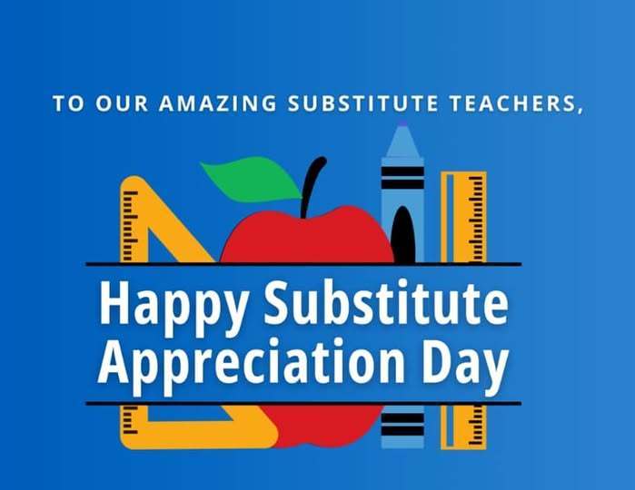 Substitute Teachers' Day is celebrated annually on the Friday before Thanksgiving during American Education Week to honor substitute teachers for their role in keeping classrooms running smoothly. 