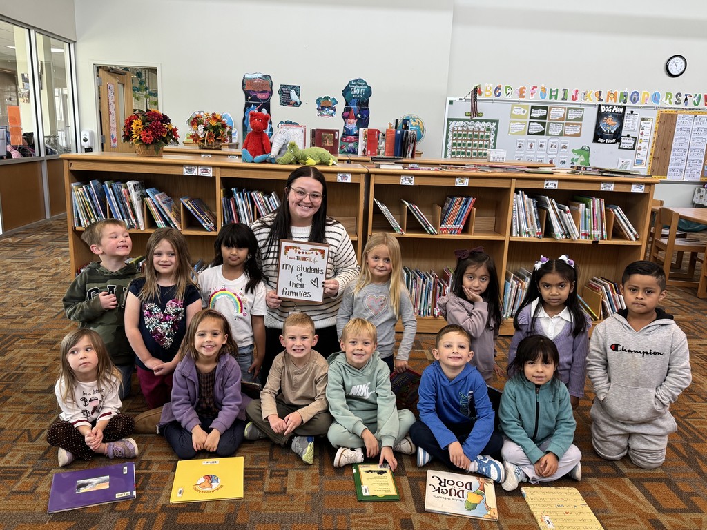 Today our students and staff shared what they are thankful for. It was a wonderful reminder of the kindness, gratitude, and joy that fill our school each day.