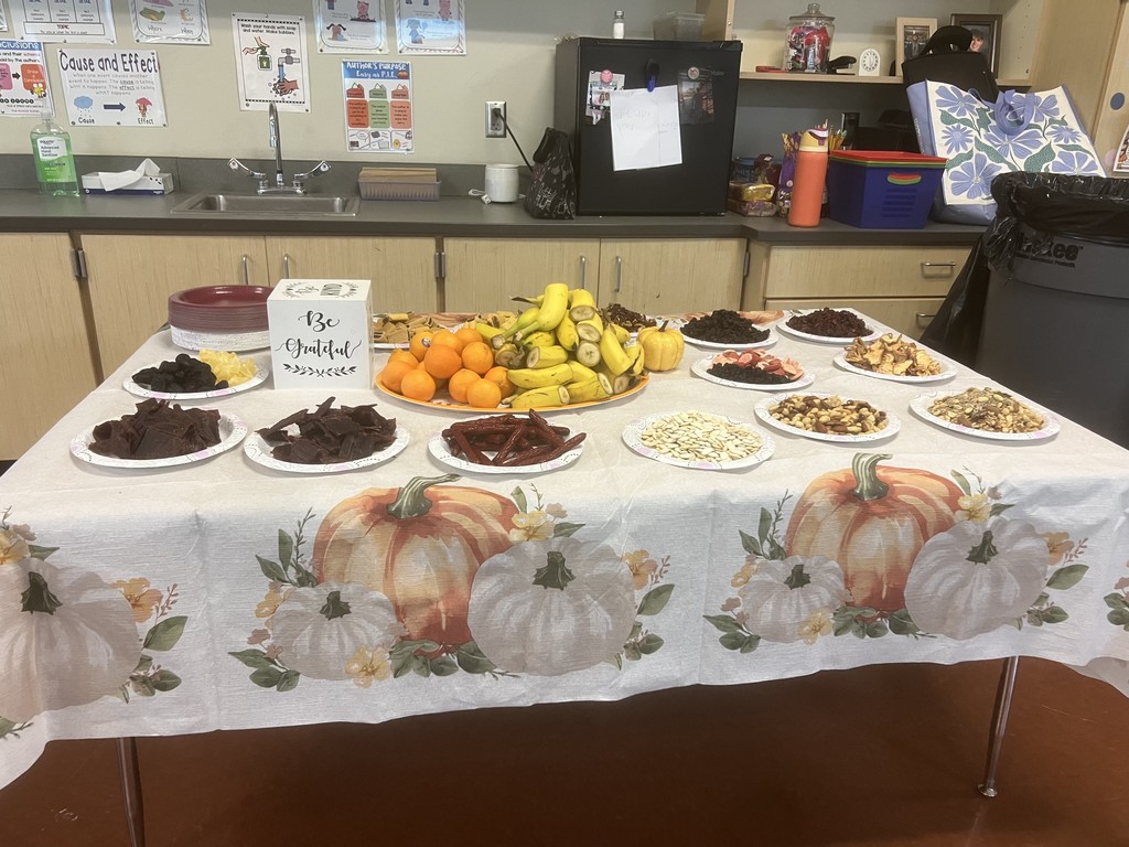 Thanksgiving Experience As part of our Thanksgiving unit, we want students to experience what the first Thanksgiving may have been like. We will be preparing traditional foods in class