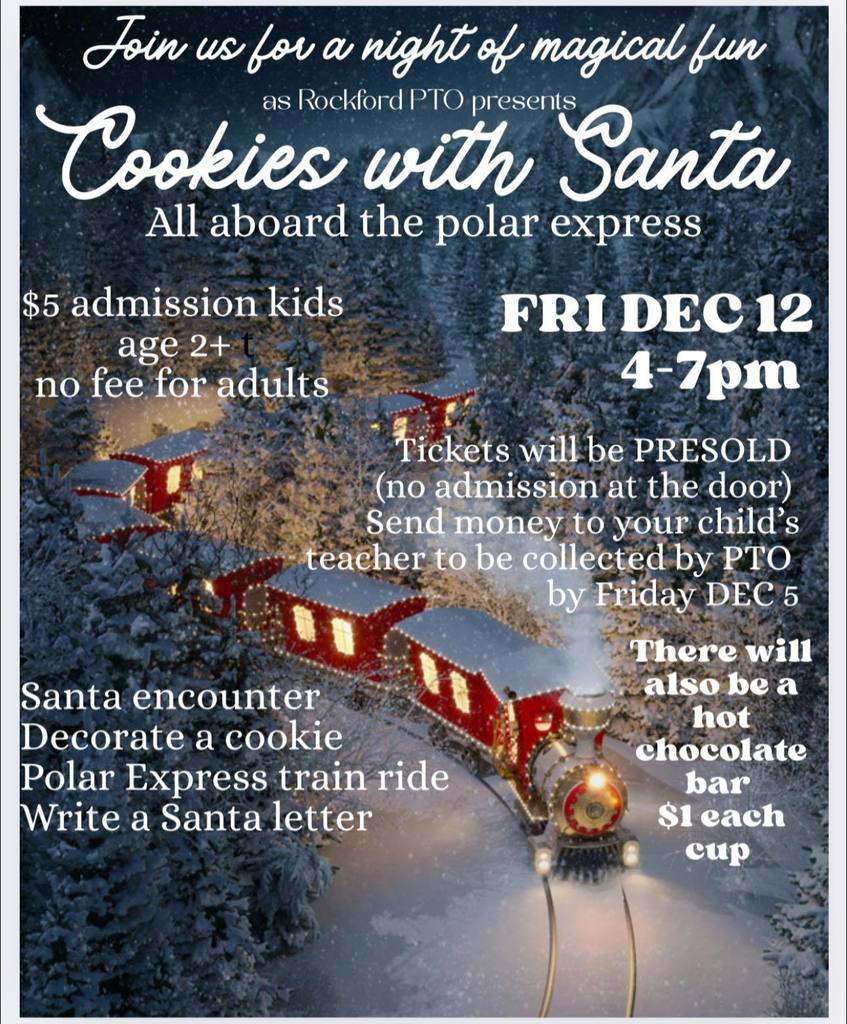 Due to a chance of bad weather Friday we are moving our event to FRIDAY DECEMBER 12! Same time 4-7 pm