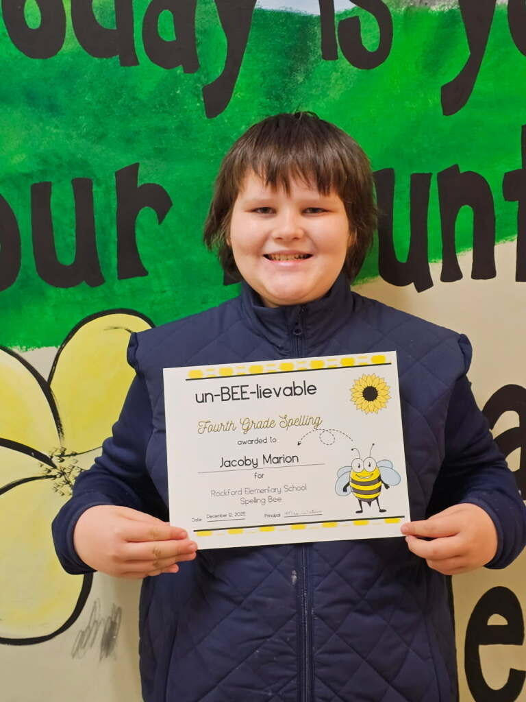 🏆 4th Grade Winner: Jacoby Marion 🏆