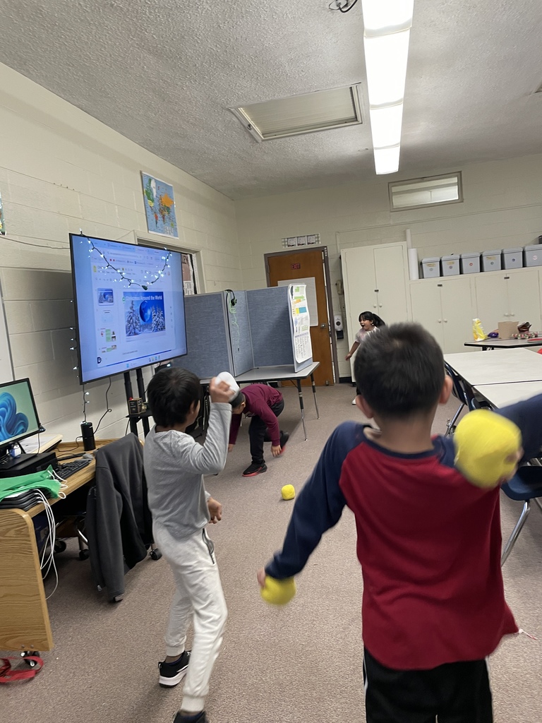 students playing games