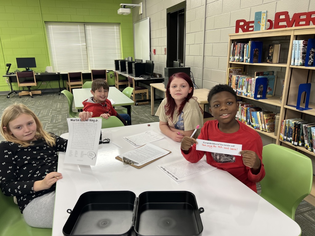 students doing a Breakout about Martin Luther King Jr. 