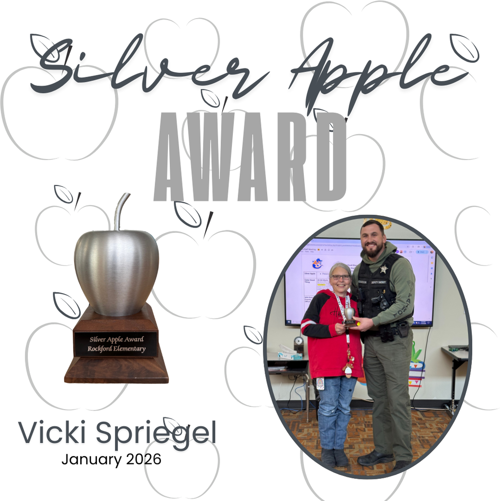 January Silver Apple Award Mrs. Spriegel goes above and beyond every day for her students. It is obvious that she truly cares about their success.