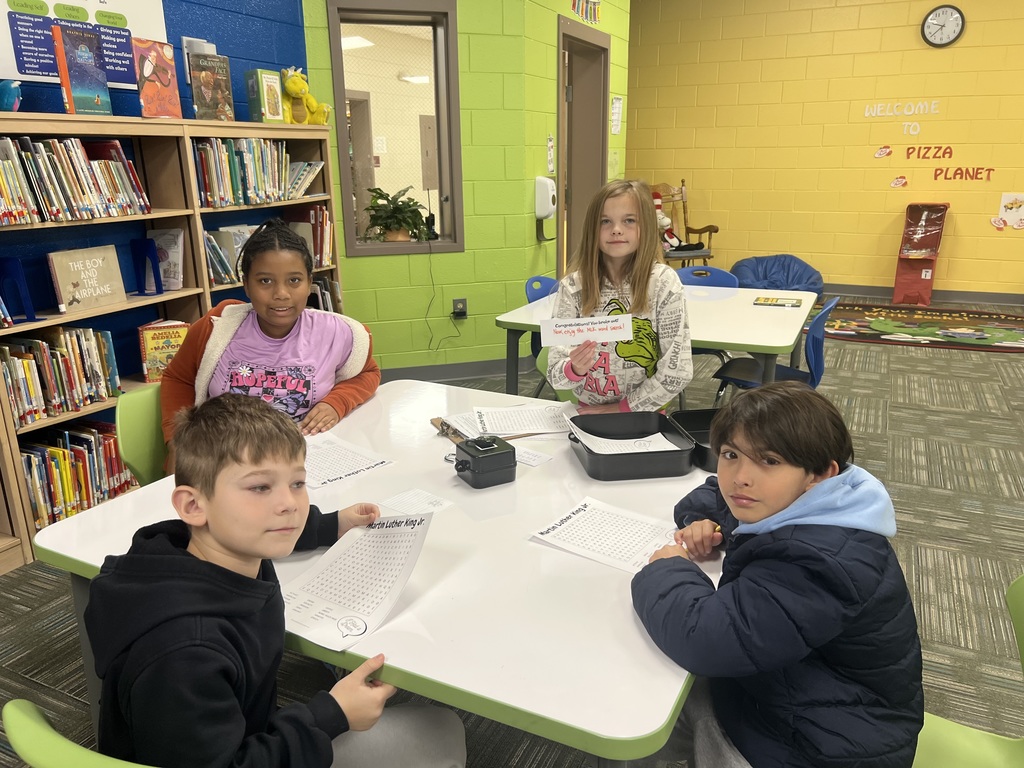 students working on a breakout activity