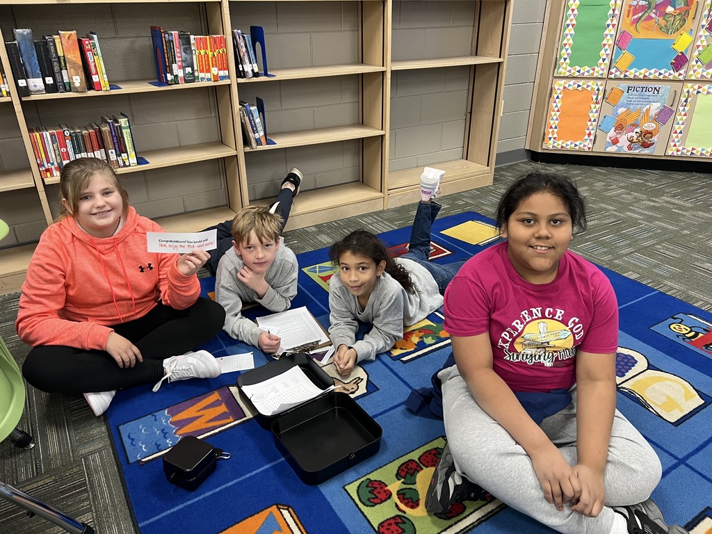 students working on a breakout activity