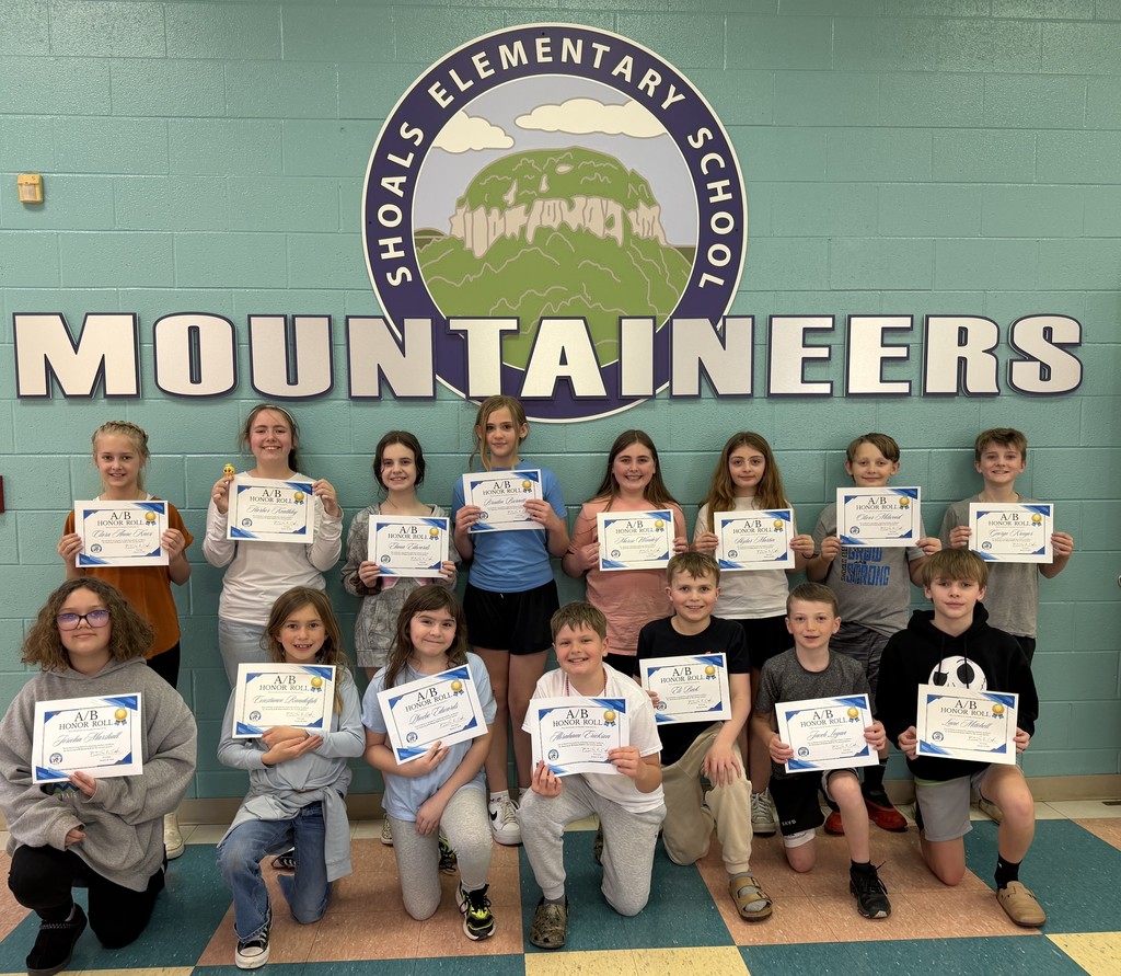 2nd Quarter 5th grade A and A/B Honor Roll