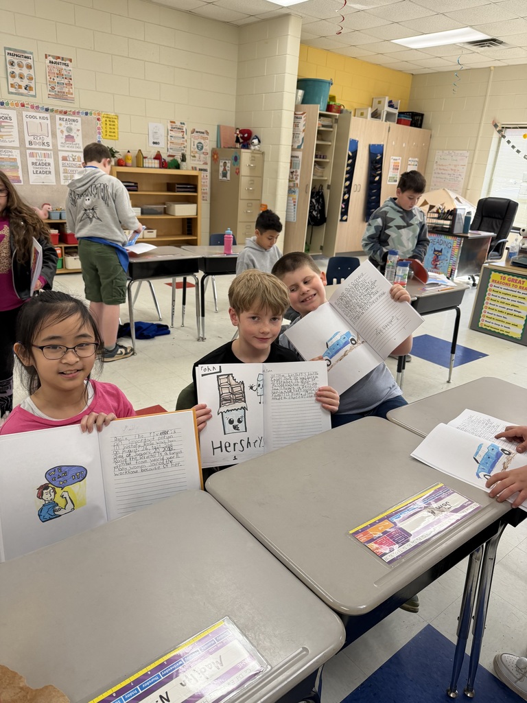 students with their published books