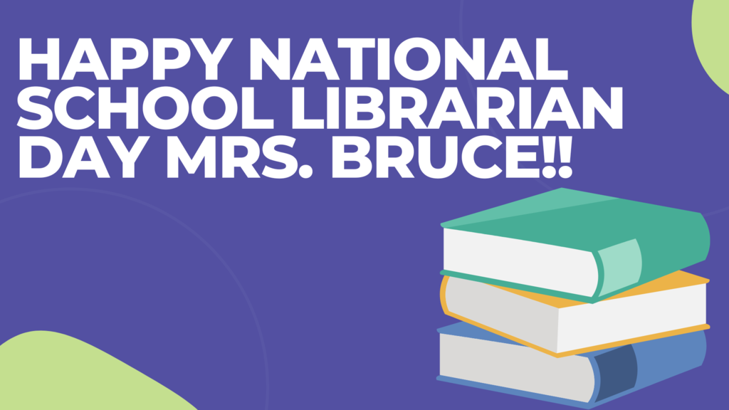 Happy National School Librarian Day!!