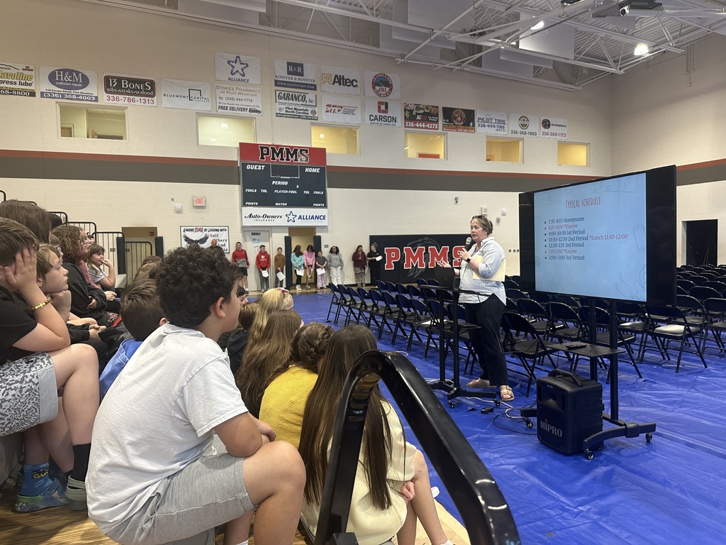 5th Grade visit Pilot Middle School for transition day and to enjoy a production of Shrek!