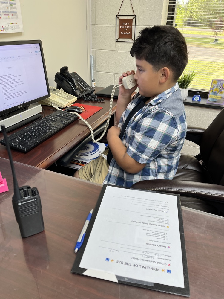 student principal for a day