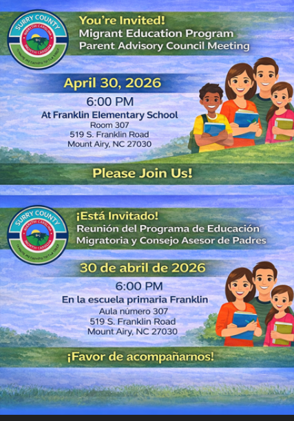 Migrant Education Program Parent Council Meeting