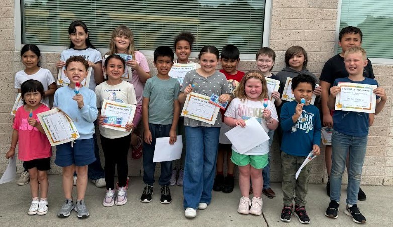 Students of the Month-April  This month, our students learned the importance of showing Respect to people, places, and things! We are so proud of each of these students, as they were chosen as the outstanding leaders in their classes for showing respect! These Gators work hard to not only do their best but to be the best examples, no matter where they are. Keep on CHOMPing!
