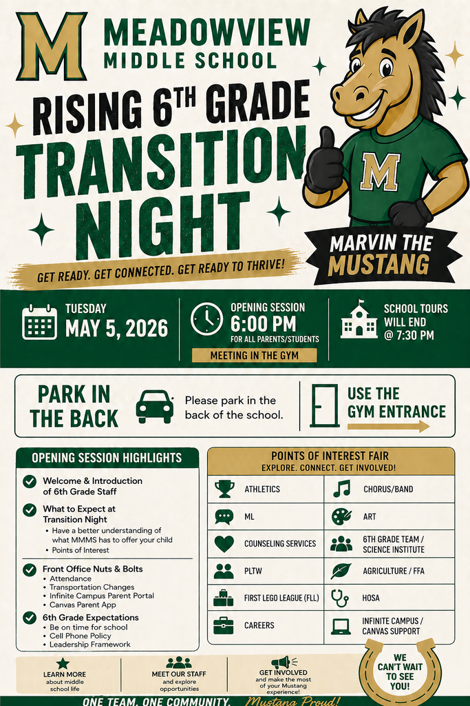 Middle school transition night