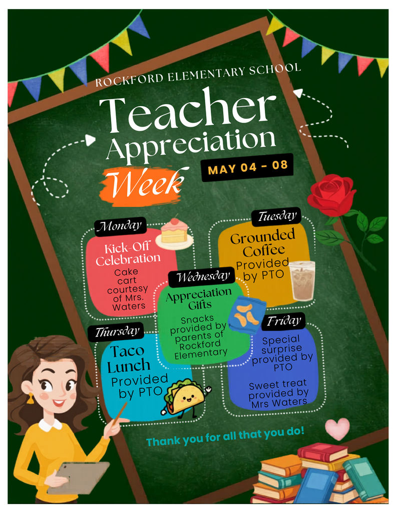 Teacher Appreciation Monday!    Thank you to Mrs. Waters for the cake cart from Baked Your Way.