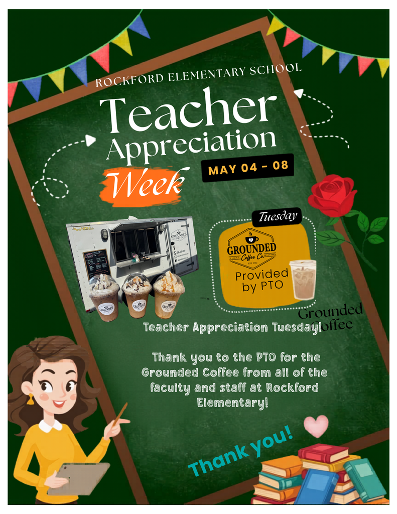 Thank you to our PTO for providing Grounded Coffee for our staff today! 