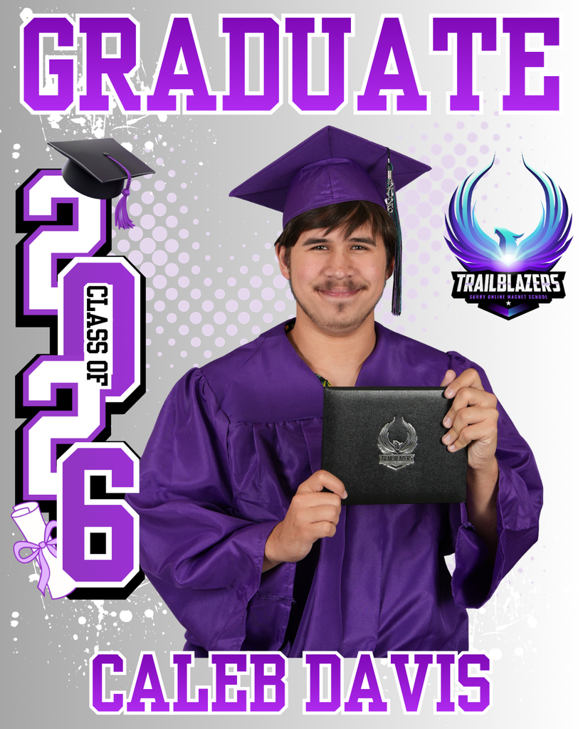 Congrats! Senior Shout- out to Caleb Davis.