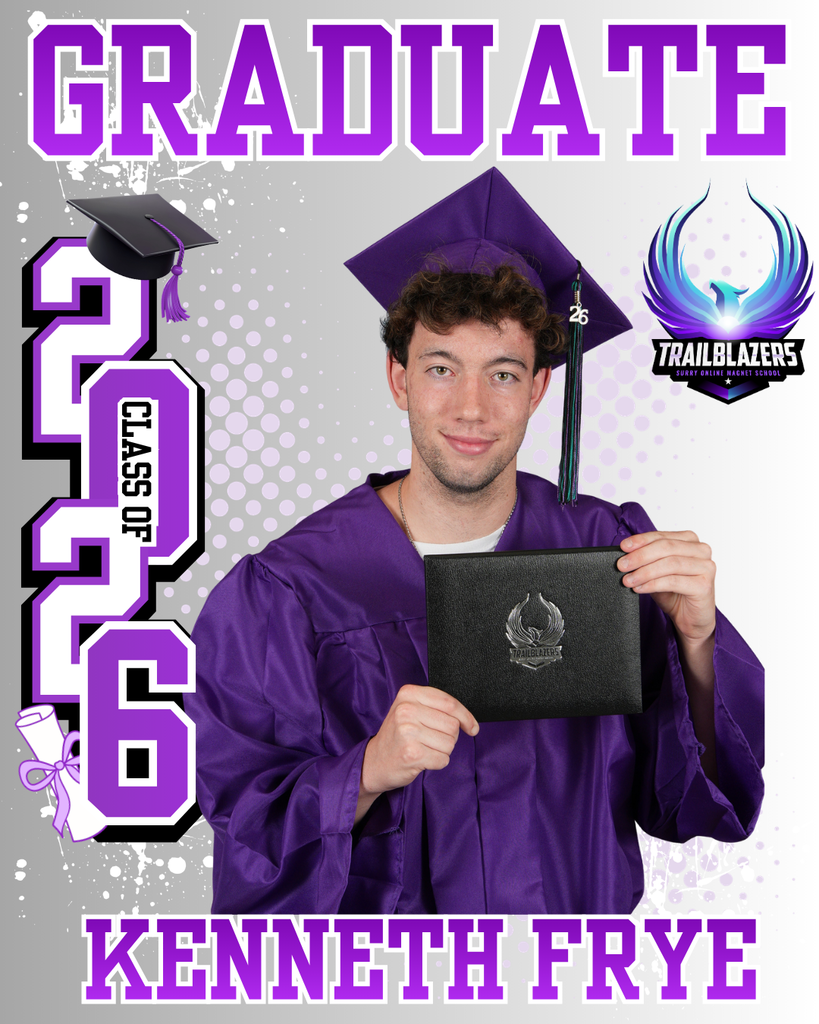 Congrats! Senior Shout- out to Kenneth Frye