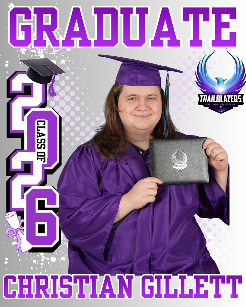 Congrats! Senior Shout- out to  Christian Gillett!