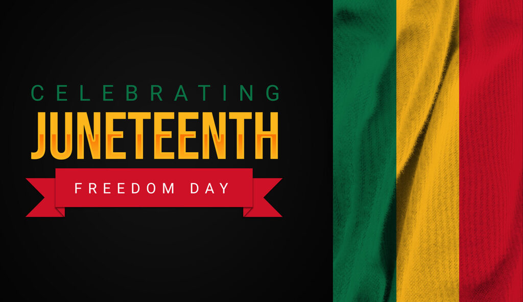 Happy Juneteenth! Today we celebrate freedom, history, and hope while honoring the end of slavery in the United States. Juneteenth is a time to reflect, learn, and recognize the importance of unity, equality, and community.