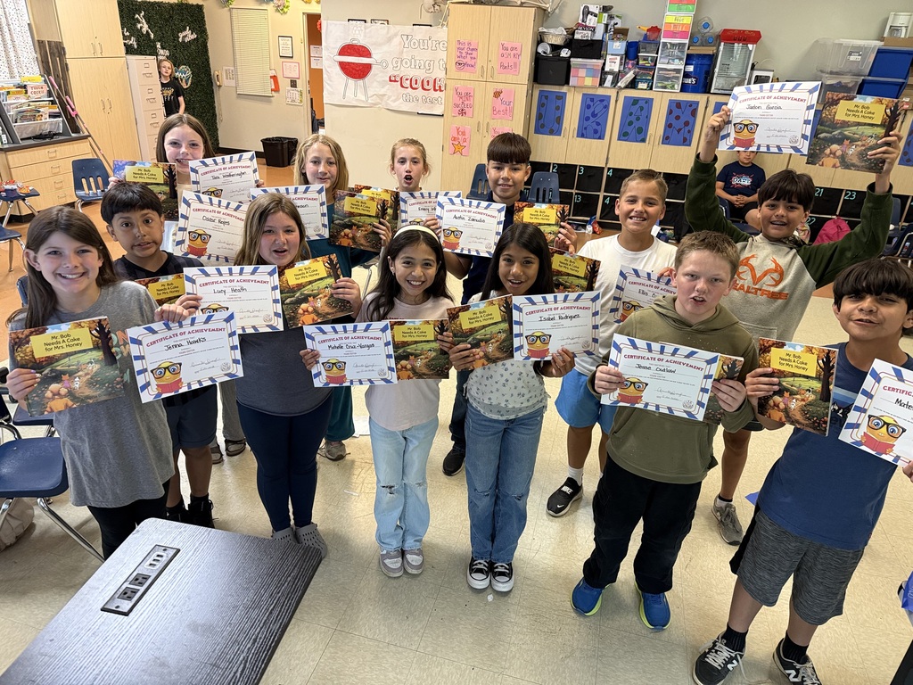 Mrs Pattie Martins 2023-2024 third grade class came full circle this morning on their last day of fifth grade! While in third grade the helped Mrs Annette Draughn edit her second book, Mr. Bob Needs a Cake for Mrs. Honey. Today they received Young Editor Awards and copies of the book!  Mrs. Draughn inscribed a special message to each kid in the cover, gave them a special thank you in the front and included their class picture at the end. They were so excited to receive these treasures and hear Mrs Martin bring their suggestions to life. The students LOVED the book!  Thank you so much Annette Draughn for including these kids in your journey as a published author!  
