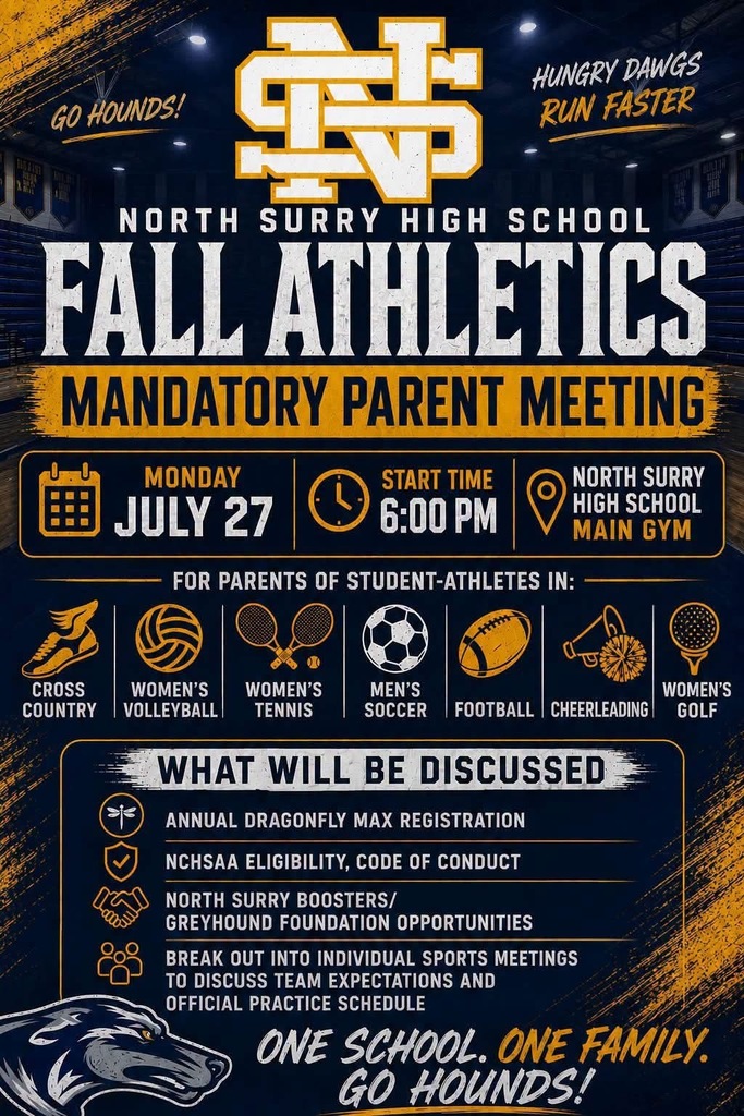 Mandatory Meeting for Fall Sports Athletes and Parents