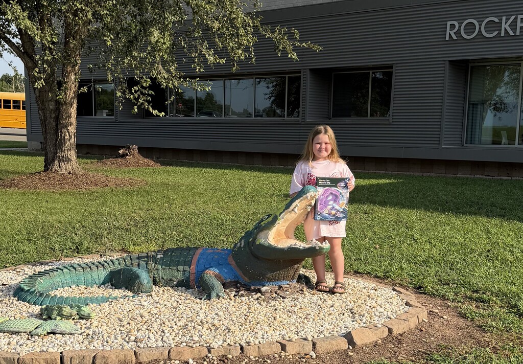  Congratulations, Hallie Holder!   Hallie was the lucky winner of our Rockford Back to School Bash drawing! We hope you enjoy your prize, Hallie! 