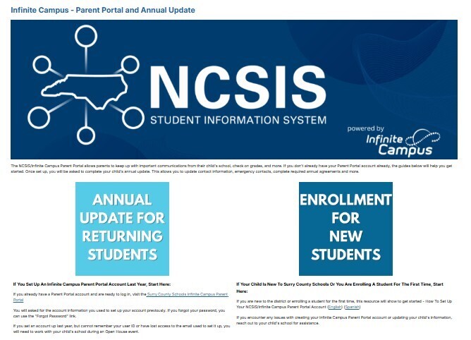 Infinite Campus Parent Portal Annual Update