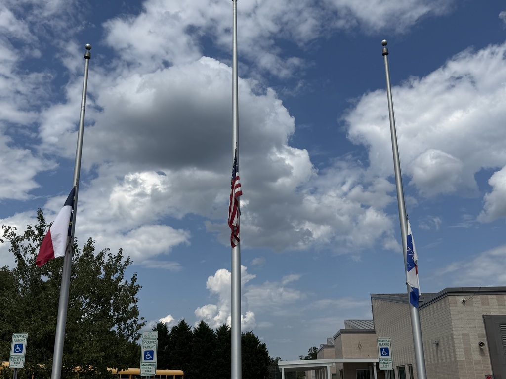  Remembering September 11, 2001  Today, the flags at Rockford Elementary School are flying at half-staff as we pause to remember and honor the lives lost on September 11, 2001.  We remember the innocent lives taken, the brave first responders who ran toward danger, the military members who served and sacrificed, and the families and communities forever changed by that day.  We remember. We honor. We will never forget.