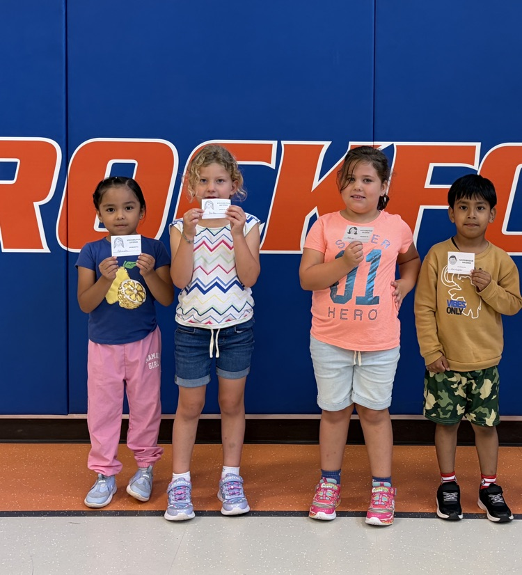 congratulations to these kindergartners who have already earned their locomotive license this week in PE