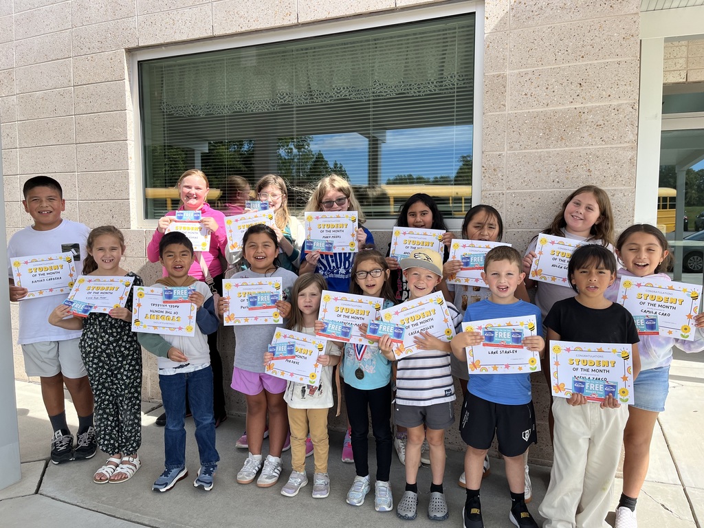 Congratulations to our September Students of the Month! These students were recognized for demonstrating Accountability and showing what it means to take responsibility for their actions, choices, and learning. Congratulations to: Angel Villegas Gaby Cabrera-Martinez Mia Drye Perla Cabrera Casen Mosley Lane Stanley Essie Raye Moser Kaeyla Zarco Adeliah Worden Camila Caro Aliana Rocha Ramiro Cabrera Adlen Gentry Mary Meeks Harper Alshire Lalin Beach We are so proud of each of you for being great examples of Accountability at Rockford Elementary School! Way to chomp, Gators!