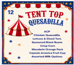 National School Lunch Week 2026 Get ready for a Cafeteria Circus! at Rockford Elementary School as we celebrate National School Lunch Week, October 12–16! Our cafeteria team has planned a fun-filled week of themed meals that are sure to be a hit with our Gators! Monday, October 12 – Tent Top Quesadilla Chicken Quesadilla, Lettuce & Diced Tomatoes, Seasoned Black Beans, Crispy Corn, Mandarin Orange Pack, Pineapple America Fruit Cup, and Assorted Milk Options Tuesday, October 13 – Ringmaster’s Favorites Grilled Blackened Chicken Alfredo, Italian Garlic Breadstick, All-American Burger, Lettuce & Tomato, Dill Pickle Slices Cup, Seasoned Veggies, Emoji Fries, Orange Slices, and Assorted Milk Options Wednesday, October 14 – Big Top Bites Macaroni & Cheese Entree, Ham & Cheese on Brioche Bun, Dill Pickle Slices Cup, Seasoned Broccoli, Fresh Baby Carrots Cup, School Made Ranch Dressing, Baked Ginger Pears, Papaya and Mango Cup, and Assorted Milk Options Thursday, October 15 – Carnival Cravings Pepperoni Stromboli & Marinara, Hot Dog w/ Chili, Seasoned Veggies, Southern Wedges, House Salad, Candy Apples, Pineapple Tidbits, and Assorted Milk Options Friday, October 16 – Fairground Feast Hamburger Steak w/ Gravy, Mac & Cheese w/ WG Roll, Chicken Fillet, Dill Pickle Slices Cup, Whipped Potatoes, Green Peas, Garden Salad, Sliced Peaches, Strawberry Cup, and Assorted Milk Options We are looking forward to celebrating National School Lunch Week and showing our appreciation for the amazing cafeteria staff who work hard every day to provide nutritious and delicious meals for our students! Let’s make it a spectacular week, Gators!