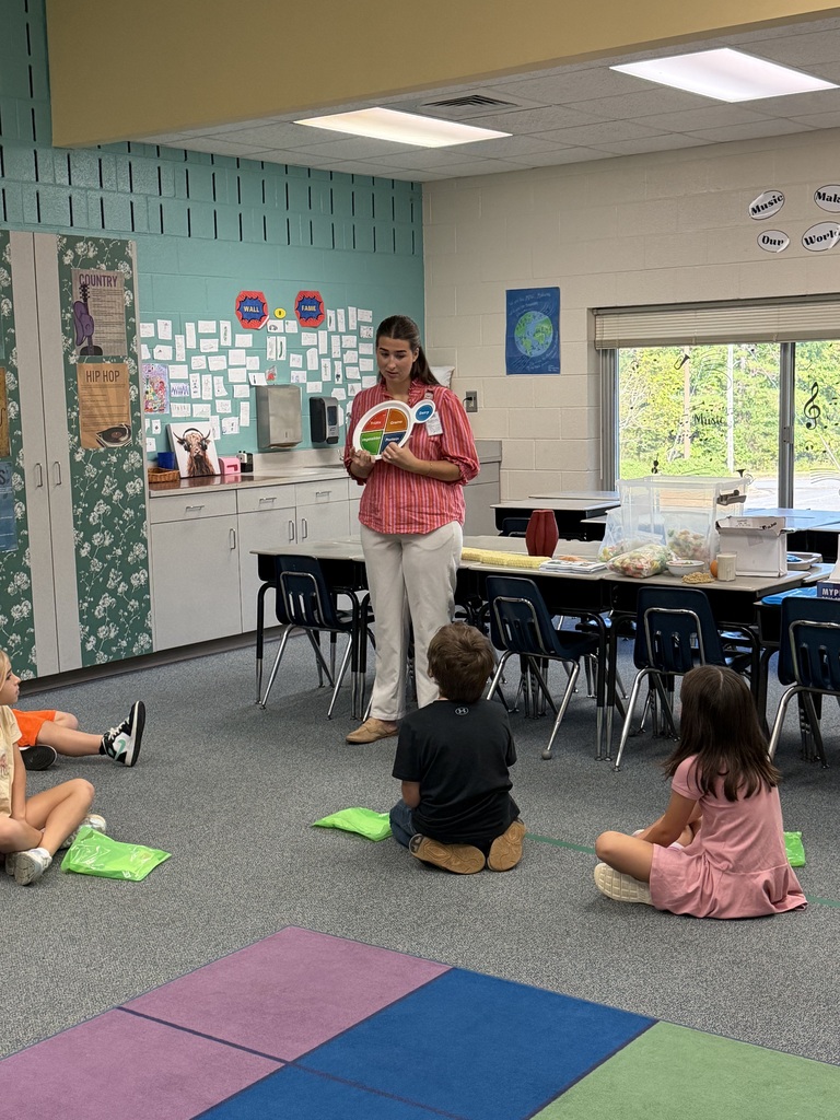 Surry County Health and Nutrition Center/HOSA from Surry Early College vist Shoals Elementary!