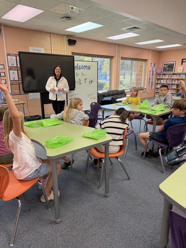 Surry County Health and Nutrition Center/HOSA from Surry Early College visit Shoals El;ementary!