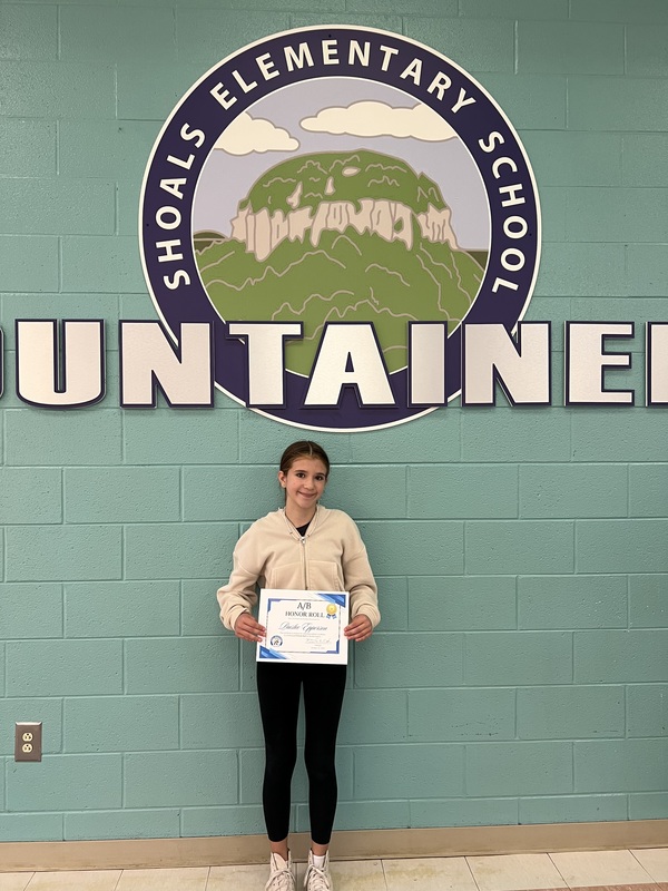 5th Grade A/B Honor Roll 1st Quarter