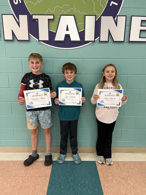 4th Grade A Honor Roll 1st Quarter