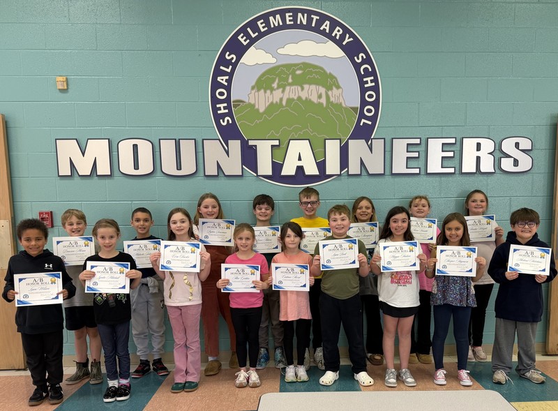 2nd Quarter 3rd grade A and A/B Honor Roll