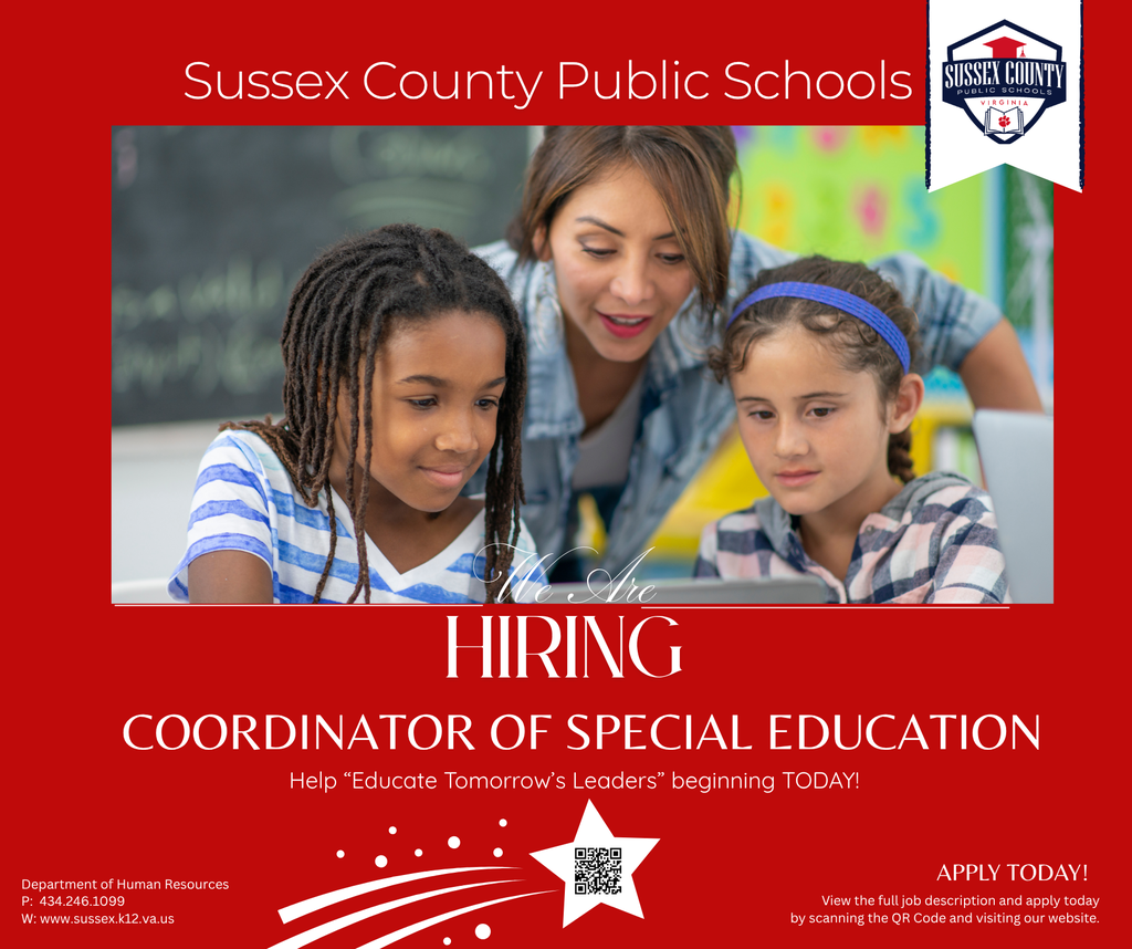Announcement for Coordinator of Special Education